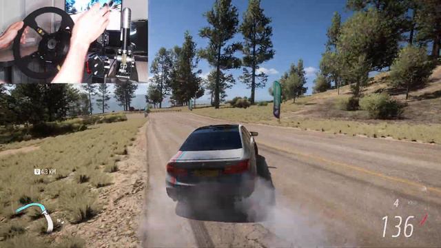 TUNING DRIFT 2018 BMW M5 Forza Horizon 5 Thrustmaster T300 смотреть онлайн