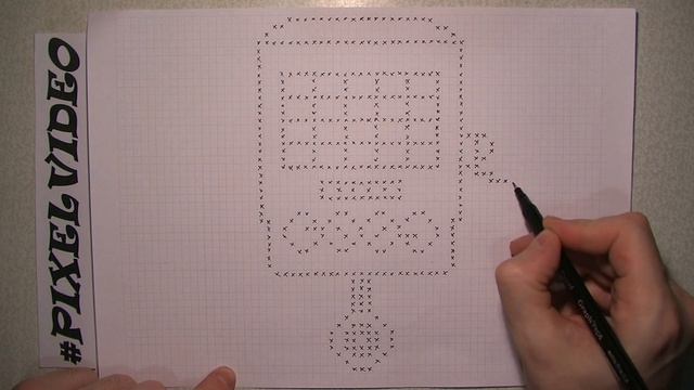 Меттатон Робот из Андертейл Реакция Рисунки по Клеточкам #pixelvideo смотреть онлайн