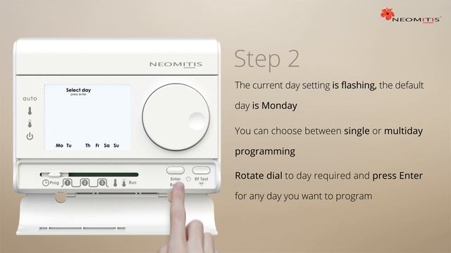 Programming - [Tutorials RT7RFPLUSc room thermostat] смотреть онлайн