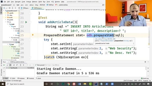 45 Modern Java Web JUnit Handling Exception Test to add new record in article table смотреть онлайн