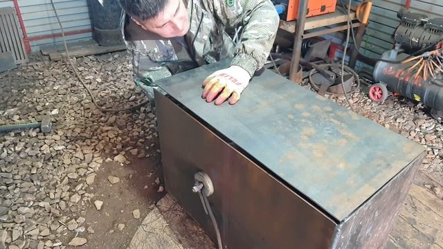 Варим печь в БАНЮ с двойным дымооборотом смотреть онлайн