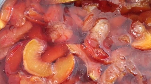 ВАРЕНЬЕ! Персик+слива! Супер! #варенье,#вареньеизперсиков смотреть онлайн