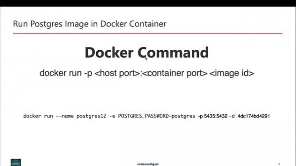 Run Postgres Database in Docker Container | Postgres Docker Container Tutorial