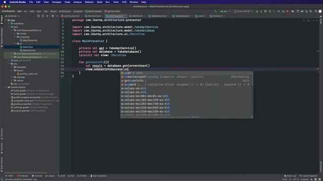 0223 MVP android apps developement смотреть онлайн