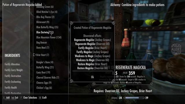 Skyrim Anniversary Edition - Fun With Alchemy - Ingredient Sources and Ten Potion Recipes смотреть онлайн