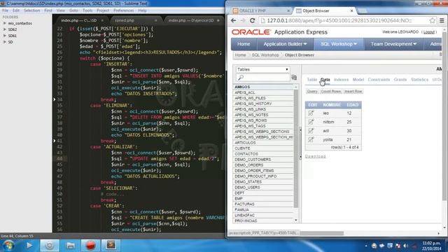como actualizar datos de oracle desde php (parte 4) смотреть онлайн