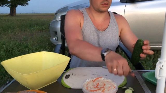 Рыбалка с Ночевкой | Готовим Мясо и Рыбу на Мангале смотреть онлайн