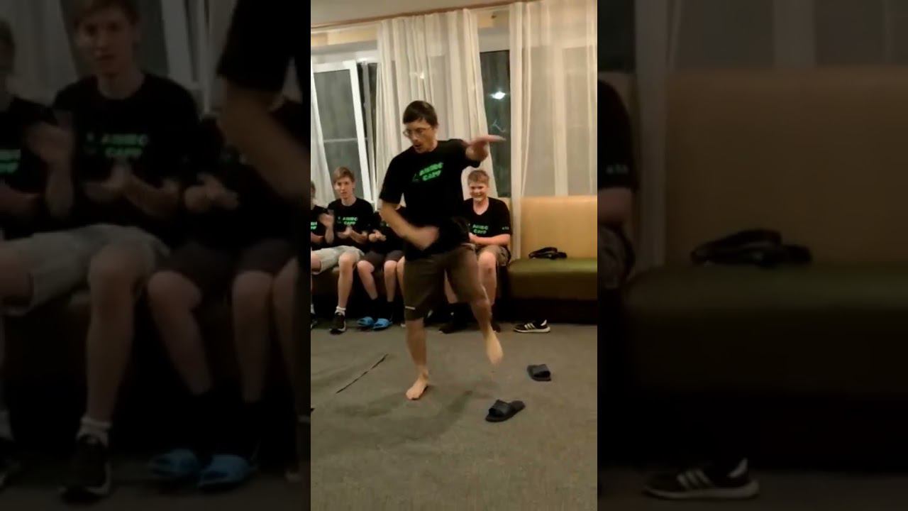 Веселуха в лагере айкидо, или как тренера мастер-класс по танцам показывали! ))