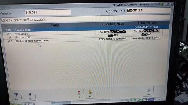 Drive Authorization Check (EZS, ETC, ESM, ME) смотреть онлайн