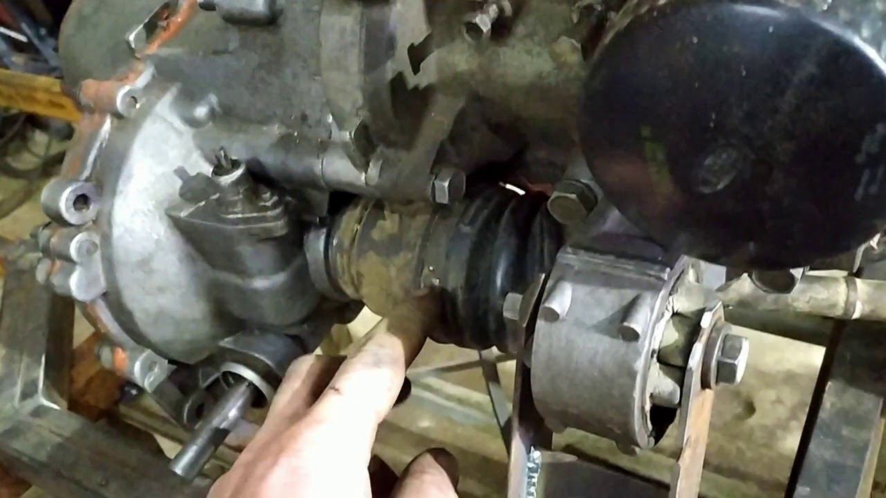 Установка редукторов на раму самодельного квадроцикла #4 смотреть онлайн