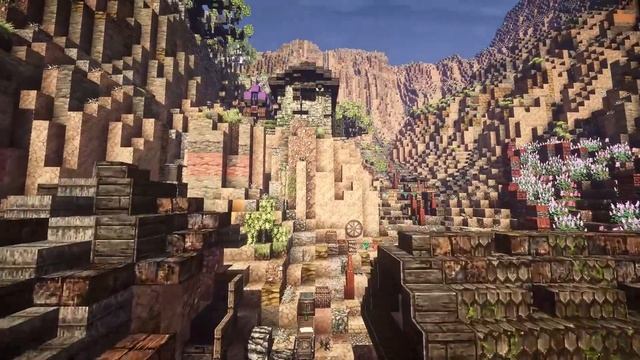 Minecraft - Highly DETAILED Small Village on Mountains - Cinematic & Map Download смотреть онлайн