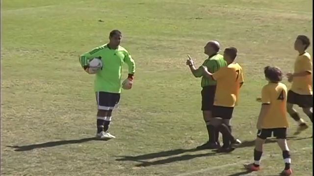 Ref loses control of soccer match! смотреть онлайн