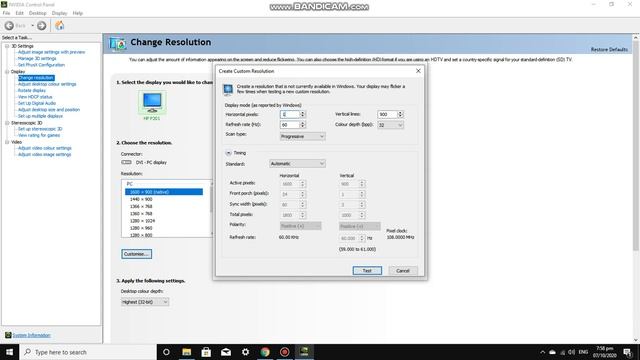 how to create and change resolution custom on Nvidia control panel. 1920x1080 смотреть онлайн