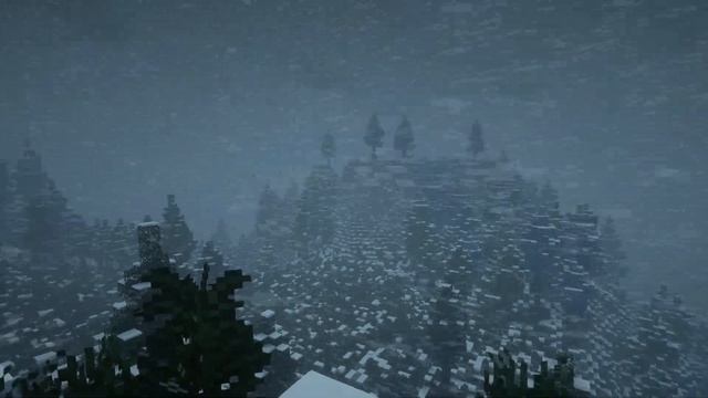 Better Weather's Blizzard Complimented by BSL Shaders Is Amazing - Minecraft Modded смотреть онлайн