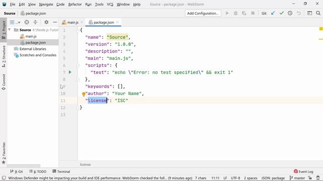 Node.js Tutorial Bangla | Part 08 Understanding Package Json file смотреть онлайн