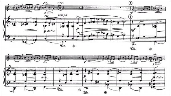 Coerne, Louis A. Violin Concertino op.63 for violin + piano