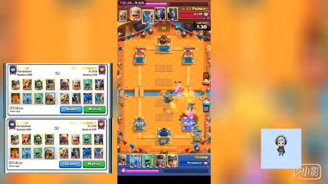 [TV ROYALE] New furnace goblin hut VS Classic golem electro baby dragon смотреть онлайн