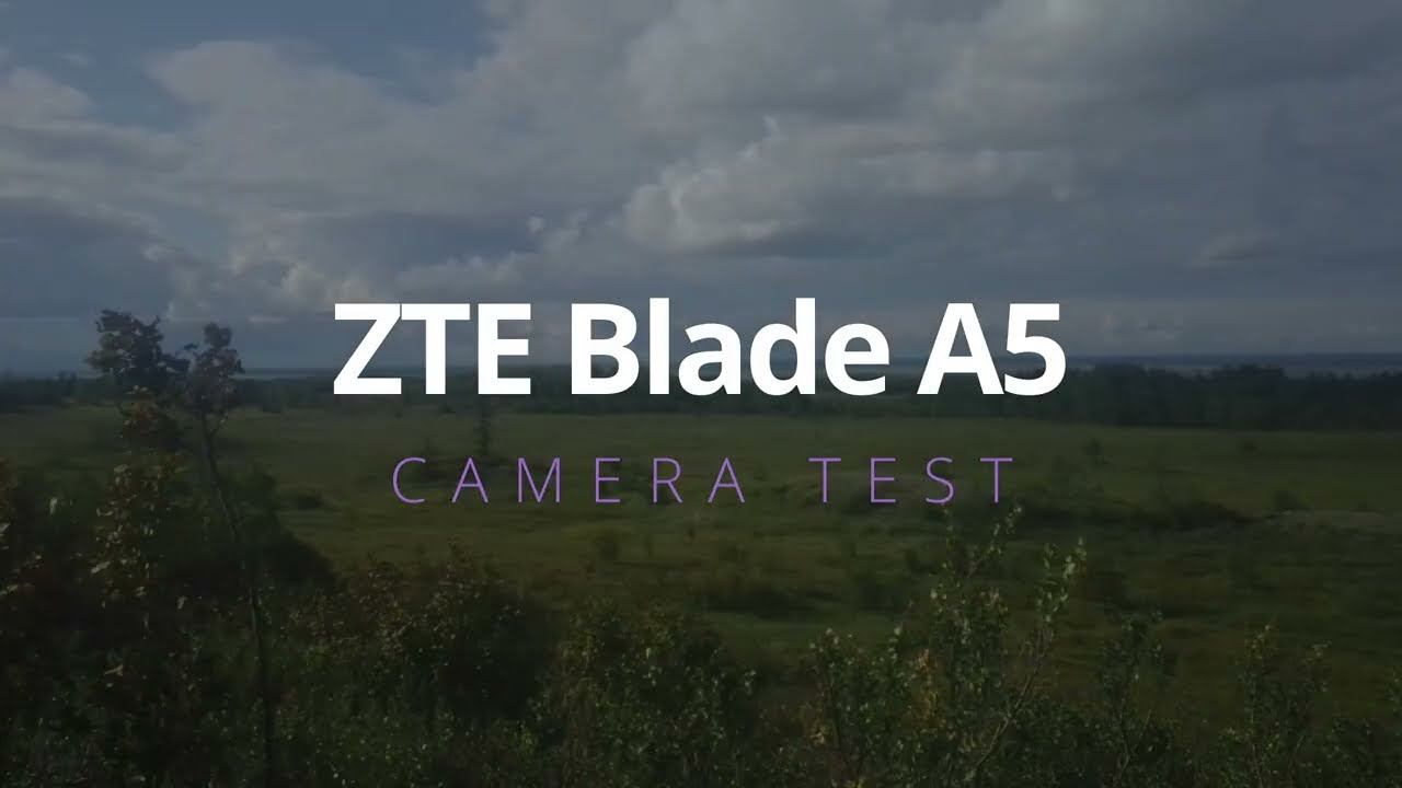 ZTE Blade A5 - Тест камеры (пример видео снятого на смартфон) - FullHD 1920x1080 | 30fps