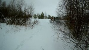 Вездеход на КФ 97 с поворотным мостом