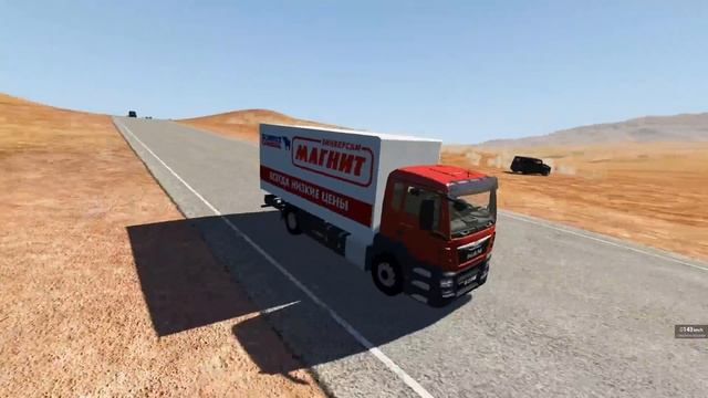 КОЛЛЕКТОРЫ ХОТЕЛИ ЗАБРАТЬ ГРУЗ, НО ДАЛЬНОБОЩИК ПОШЁЛ НА ТАРАН | BeamNG.drive смотреть онлайн