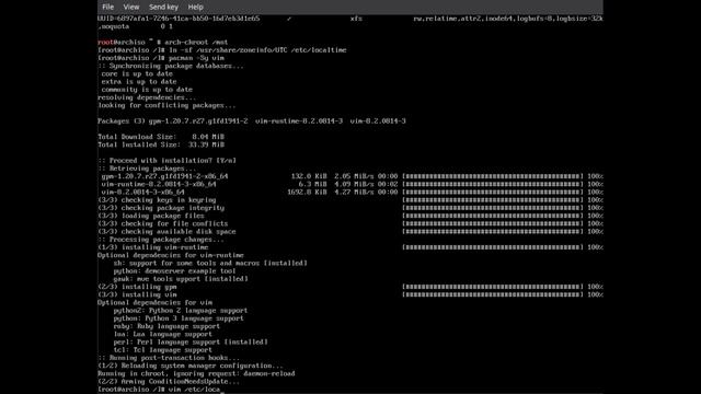 Arch Linux: установка за 15 минут смотреть онлайн