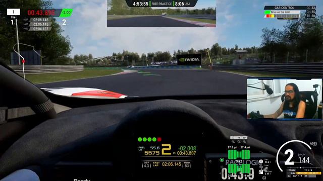 Assetto Corsa Competizione - Free pratice using SimRacingGP platform! смотреть онлайн