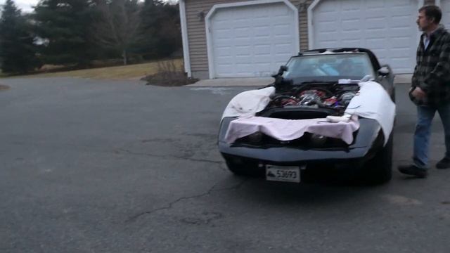 C3 Corvette Start With Side Pipes