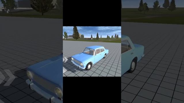 Краш тест ВАЗ 2101 в Simple car crash #shorts #Lada #жигули смотреть онлайн