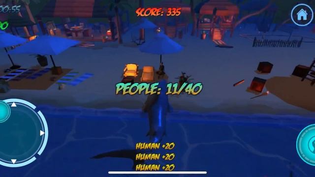 Best Animal Games - Shark Attack 3D Super Great White Shark iPhone Gameplay HD Shark Simulator Vide смотреть онлайн