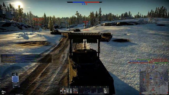 War Thunder - M4 T34 Sherman Calliope смотреть онлайн