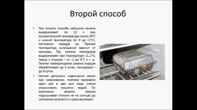 Закаливание семян смотреть онлайн