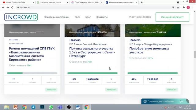 Обзор инвестиционной платформы "Incrowd" смотреть онлайн