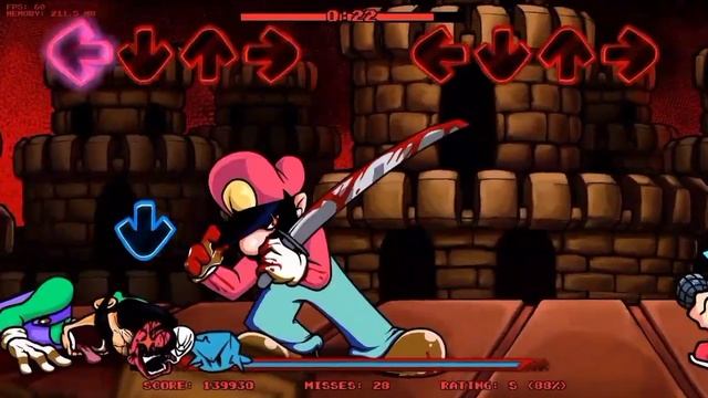 FNF Mario's Madness V2 НА РУССКОМ + РУСИФИКАТОР | FNF mod [PC] смотреть онлайн