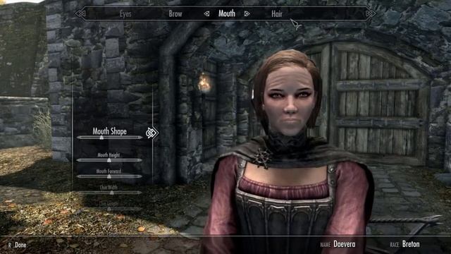 Skyrim Female Breton Character Creation- NO MODs - PC смотреть онлайн