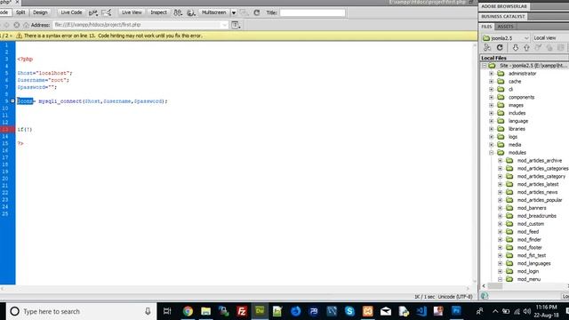 how to make mysql database connection using php ? смотреть онлайн