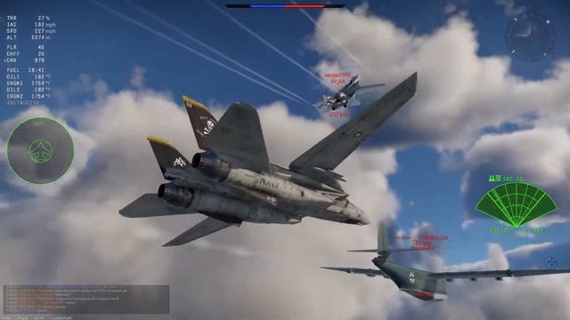 F-14 Full On Cobra Maneuver смотреть онлайн