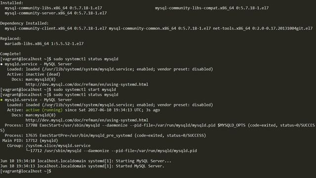 Installing MySQL on CentOS7 смотреть онлайн