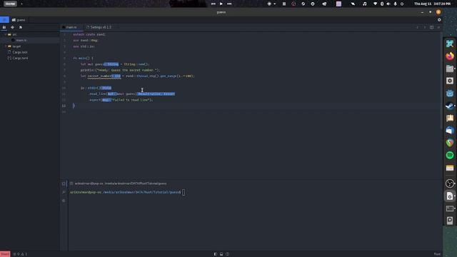 Rust - Guessing Game Tutorial (Pop!_OS) 2022 смотреть онлайн
