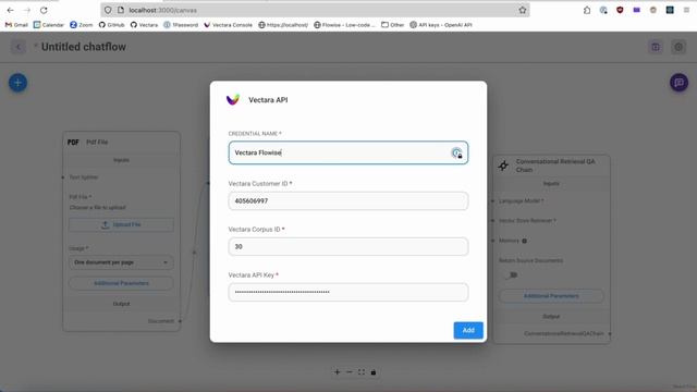 Flowise + Vectara Tutorial - Build a Chatbot Powered by AI (OpenAI - ChatGPT, LangChain, LLM) смотреть онлайн