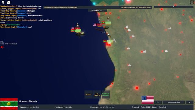 THE BEST FORGOTTEN NATION YET? ANGOLA EXPANDS! (Rise of nations roblox) (Forgotten nations A-Z) смотреть онлайн