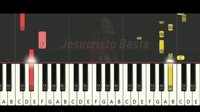 Como tocar JESUCRISTO BASTA en piano / Un corazón / aprende piano / 2020 смотреть онлайн
