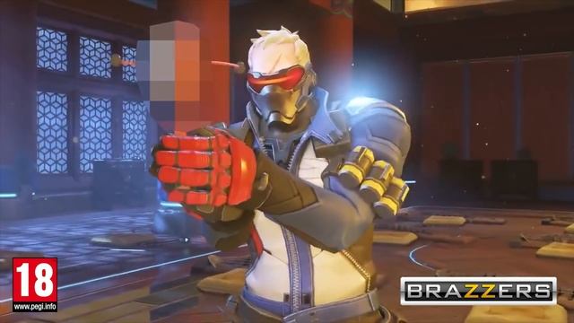 Soldier 76 tries to invoke the spirit of gachimuchi смотреть онлайн