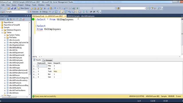 Self join in sql server in arabic смотреть онлайн