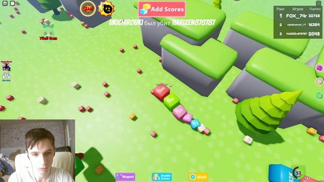 Roblox! Worm 2048! Червь 2048! Первый взгляд! Грязные червяки и сладкая месть?! смотреть онлайн