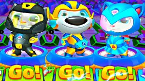 ГОВОРЯЩИЙ ТОМ ПОГОНЯ ГЕРОЕВ #3 Talking Tom Hero Dash лучше Бег за золотом #Мультик