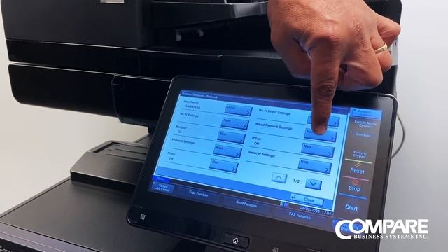 How To Change The IP Address On A Kyocera Copystar Copier смотреть онлайн