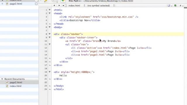 Twitter Bootstrap 2.3.2 Tutorial 2 - Fixed Navbars смотреть онлайн