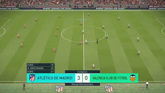 PES 2018| Atletico Madrid vs Valencia Golas |HD| YouTube смотреть онлайн