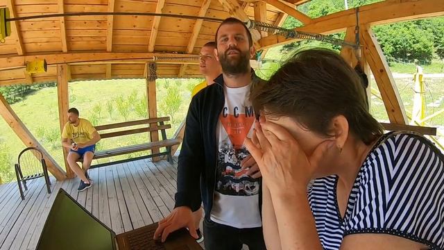 BIG ZIP LINE в Черногории (ущелье возле моста Джурджевича). смотреть онлайн