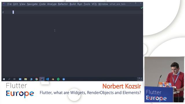 Flutter, what are Widgets, RenderObjects and Elements? - Norbert Kozsir | Flutter Europe смотреть онлайн